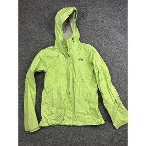 The North Face DryVent Jacket Womens Small Green Hooded Full Zip Rain Coat